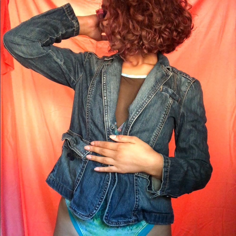 Denim blazer